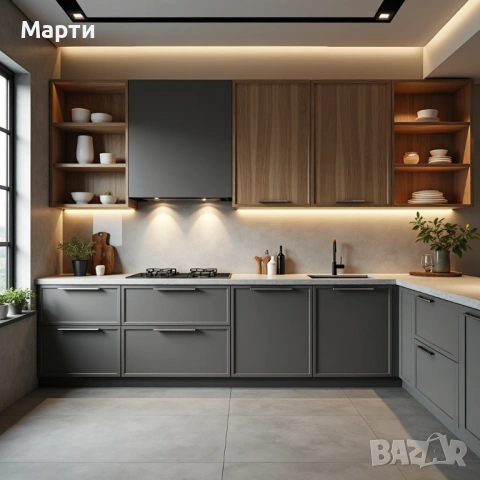 Уникални ъглови офис бюра и мебели от метал и дърво по поръчка!