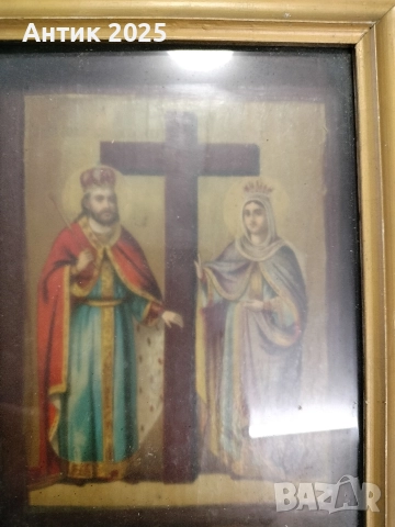 Старинна икона , снимка 3 - Икони - 52823030