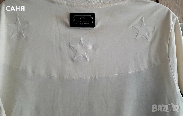 Оригинална и ефектна блузаFHILIPP PLEIN, снимка 3 - Блузи с дълъг ръкав и пуловери - 53170889