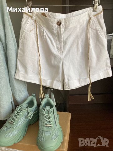 Къси панталони и риза от лен и памук, нови, размер S, снимка 9 - Къси панталони и бермуди - 46470135