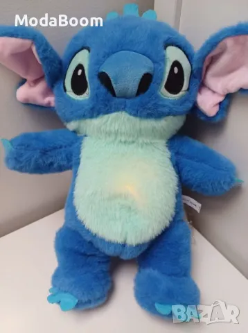 Stitch, плюшена бебешка играчка, с мелодия и светлина, снимка 1 - Плюшени играчки - 48931923