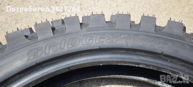 Кросова гума Bridgestone 110/100/18, снимка 5 - Гуми и джанти - 50665094