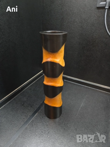 Бамбукова ваза на издялкани ленти 