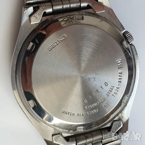  Мъжки часовник Seiko 5 Automatic 7S26-3170, снимка 4 - Антикварни и старинни предмети - 49587929