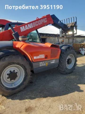 Телескопичен товарач Manitou, снимка 4 - Селскостопанска техника - 46845731