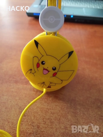 Детски Слушалки Pokemon Pikachu, снимка 3 - Музикални играчки - 54088879