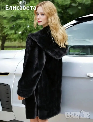 Дамско модерно зимно палто , снимка 3 - Якета - 53976166