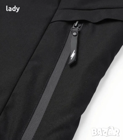 Мъжко яке с качулка и висока яка. Ветроустойчиво, свободна кройка.  ., снимка 5 - Якета - 52796876