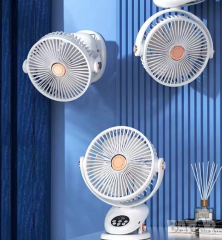 Настолен вентилатор с дистанционно управление — мощно, стилно и практично охлаждане за всяко помещен, снимка 3 - Друга електроника - 52094204