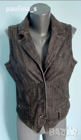 Три различни броя / Марков джинсов и дънкови елеци "Cecil" , снимка 13 - Елеци - 44413007