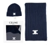Celine Комплект Зимен Шал И Зимна Шапка - Налични Различни Цветове Код SK421, снимка 17
