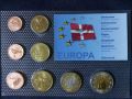 Пробен Евро сет - Дания 2006, 8 монети, снимка 1