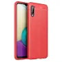 Samsung Galaxy A02 Удароустойчив Litchi Skin Калъф и Протектор, снимка 2