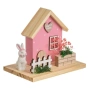 Великденска настолна дървена декоративна къща, 15x10x13 см_1248349, снимка 6