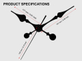 ДЪЛГИ СТРЕЛКИ ЗА СТЕНЕН ЧАСОВНИК. ДЪЛГИ СТРЕЛКИ ЗА 3Д СТЕННИ ЧАСОВНИЦИ.3D ЧАСОВНИК, снимка 5