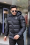 Calvin Klein Мъжко Черно Зимно Яке Със Силиконов Пълнеж И Шито Лого Код A903, снимка 1