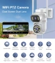 LS VISION WiFi IP PTZ 4K 8MP Камера Цветно нощно виждане Двупосочно аудио iCSee APP, снимка 2