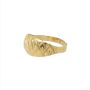 Златен дамски пръстен 1,28гр. размер:62 14кр. проба:585 модел:24754-1, снимка 2