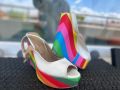 Обувки на висок ток, снимка 1 - Дамски обувки на ток - 45976429