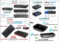 Гигабитови Суичове Linksys, TP-Link, D-Link и Mercusys, снимка 1
