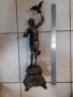 Стара метална френска статуетка, снимка 2
