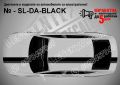 Ленти за автомобил спортни тунинг черни вариант 2, снимка 1
