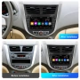 7″ Мултимедия за Hyundai Verna / Solaris / Accent (2010–2016) – Android, CarPlay, снимка 2