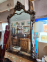 Барокова конзола, Орех Египетски мрамор и кристално огледало. , снимка 9