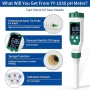 YY-1030 Интелигентен Bluetooth pH метър за храни, снимка 2