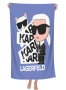 Karl lagerfeld луксозна плажна кърпа , снимка 2