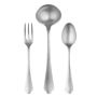 Прибори за хранене Mepra Dolce Vita 106422075 75 части Pewter Silver комплект прибори вилица нож лъж, снимка 3