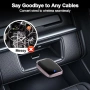 Нов Безжичен Apple CarPlay адаптер USB Plug & Play за iPhone iOS 12+ кола, снимка 2