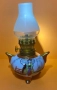 Японска винтидж миниатюрна порцеланова лампа.1960 г., снимка 4