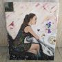 Картина " Жената " с маслени бои и акрил