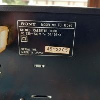 SONY TC-K590 3 Head Cassette Deck , снимка 16 - Декове - 45371977