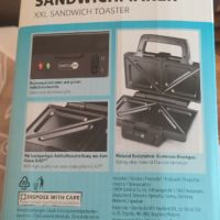 Сандвич -тостер switch on, снимка 6 - Тостери - 45871827