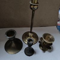 Стари свещници , снимка 2 - Антикварни и старинни предмети - 45560008
