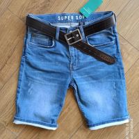 H&M къси еластични дънки за момче, снимка 5 - Детски панталони и дънки - 45407253