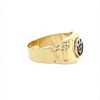 Златен мъжки пръстен 3,04гр. размер:65 14кр. проба:585 модел:23559-1, снимка 3 - Пръстени - 45408537