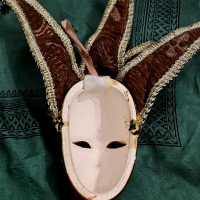 Винтидж венецианска маска , снимка 5 - Антикварни и старинни предмети - 45012508
