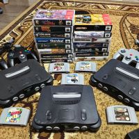 Nintendo 64, джойстици, игри с кутии и още, снимка 11 - Nintendo конзоли - 45112281