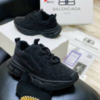 Дамски черни маратонки  Balenciaga-GG201m, снимка 2 - Маратонки - 45556396