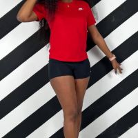 Nike Women's EssentialsTee Bf Lbr Дамска тениска / T-Shirt, снимка 9 - Тениски - 45559059