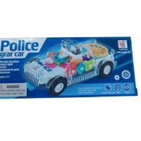 Музикална и светеща, прозрачна, полицейска кола играчка за деца, снимка 1 - Музикални играчки - 45699989