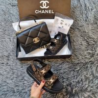 дамски висококачествени сандали и чанта, снимка 5 - Чанти - 45088510