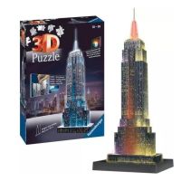 3D пъзел Building Empire State Building Light Up - 216 части, снимка 1 - Пъзели - 45343850