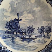 Декоративна чиния са стена "Delft" - антика, снимка 3 - Други - 45546392