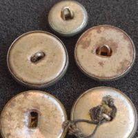 Пет броя стари военни копчета от униформа за КОЛЕКЦИЯ ДЕКОРАЦИЯ 41437, снимка 7 - Други ценни предмети - 45480055