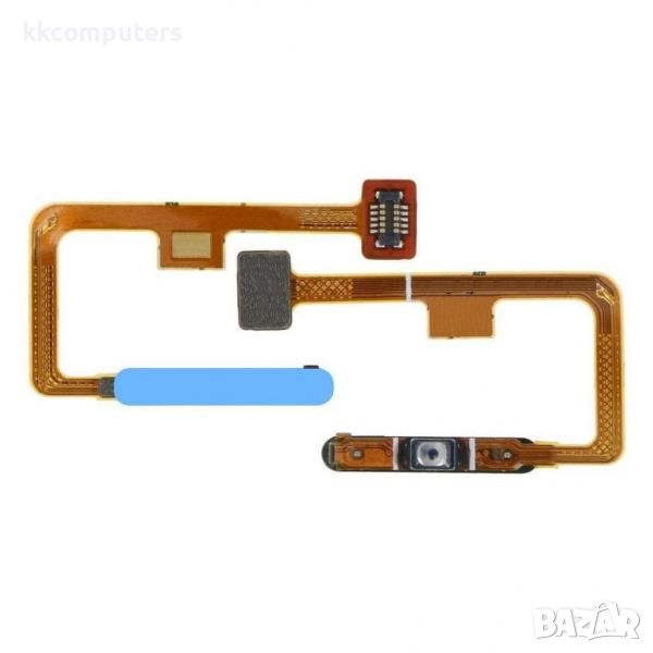 Лентов кабел бутон включване за Xiaomi MI 11 Lite / Син / Баркод : 350854, снимка 1