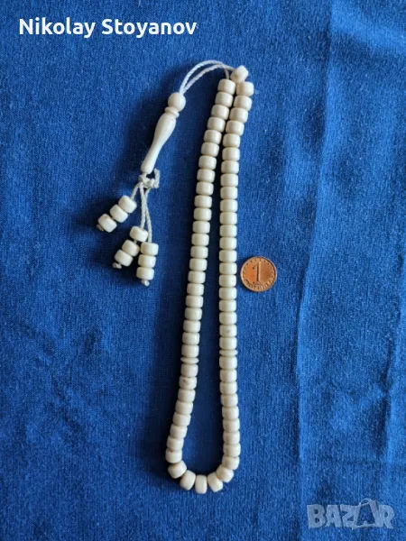 Броеница от камилска кост - 66 зърна, снимка 1